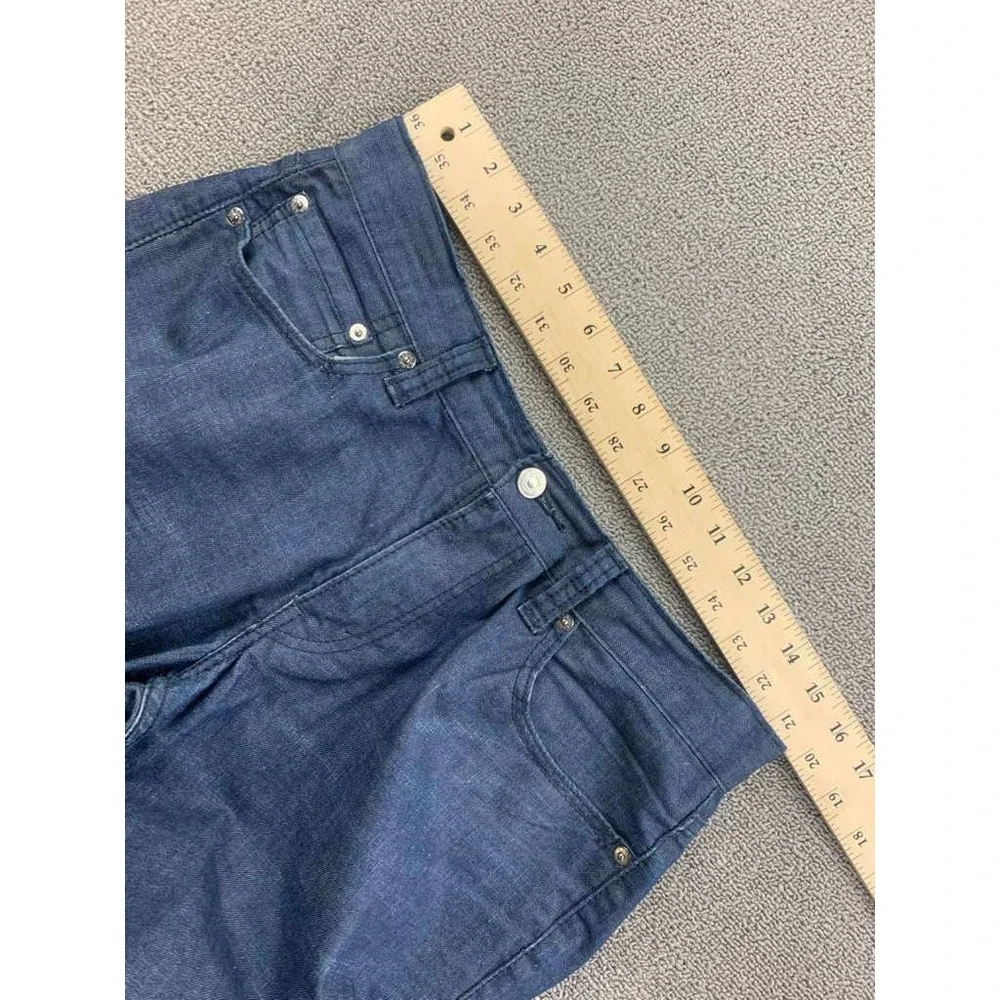 Levi's 511 Jeans Men 32x32‎ Skinny Dark Blue Denim 100% Cotton Denim Black Patch